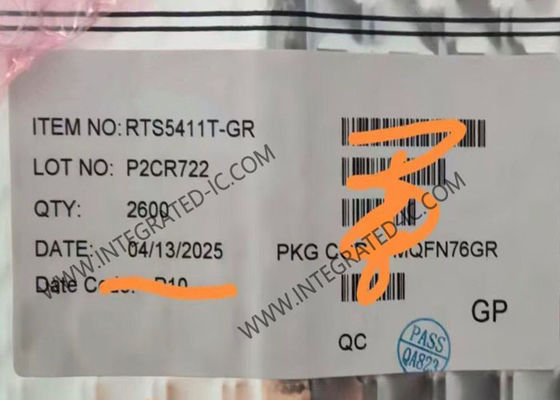 RTS5411T-GR ইন্টিগ্রেটেড সার্কিট চিপ USB 3.0 সুপার-স্পিড 4-পোর্ট হাব কন্ট্রোলার QFN-76 প্যাকেজে