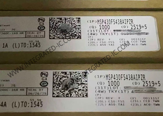 MSP430F5438AIPZR মাইক্রোকন্ট্রোলার MCU উচ্চ-পারফরম্যান্স 16-বিট 25MHz মাইক্রোকন্ট্রোলার
