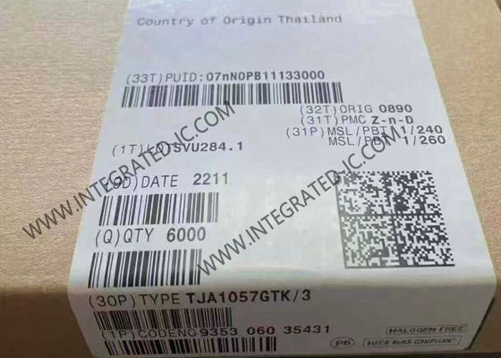 TJA1057GTK ইন্টিগ্রেটেড সার্কিট চিপ 300mV হাই-স্পিড CAN ট্রান্সসিভার HVSON-8