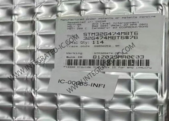 170MHz মাইক্রোকন্ট্রোলার MCU STM32G474MBT6 এমবেডেড মাইক্রোকন্ট্রোলার LQFP80 IC চিপ