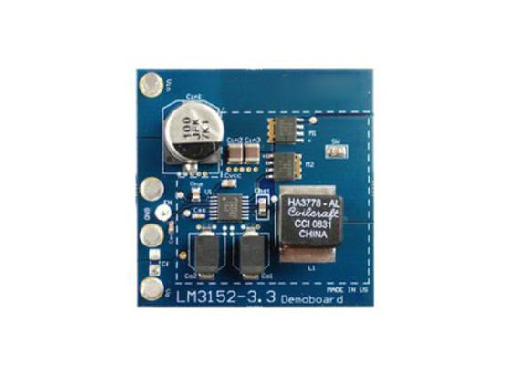 LM3152-3.3DEMO এম্বেডেড সলিউশনস ডেমোনস্ট্রেশন বোর্ড LM3152 SIMPLE SWITCHER কন্ট্রোলার
