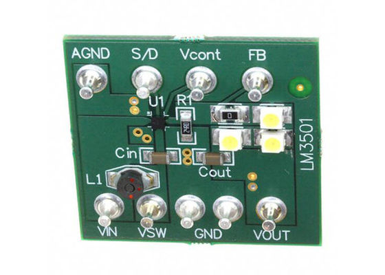 LM3501TL-16EV এম্বেডেড সলিউশনস মূল্যায়ন বোর্ড LM3501 সিঙ্ক্রোনাস স্টেপ আপ ডিসি ডিসি কনভার্টার