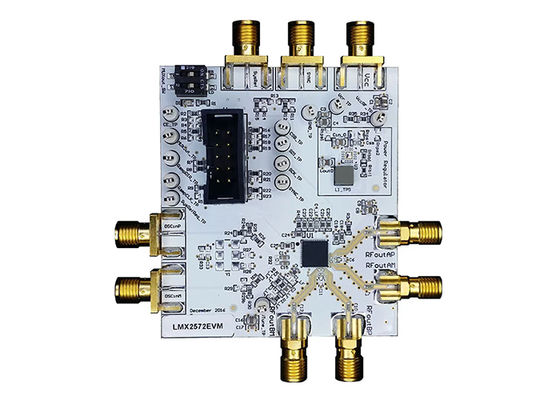 LMX2572EVM এম্বেডেড সলিউশনস ফ্রিকোয়েন্সি সিন্থেসাইজার টাইমিং মূল্যায়ন বোর্ড