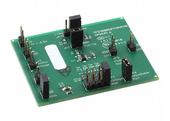 TPS3808G01DBVEVM এম্বেডেড সলিউশনস সিকোয়েন্সার পাওয়ার ম্যানেজমেন্ট মূল্যায়ন বোর্ড