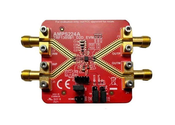 TRF1305C1-D2D-EVM এম্বেডেড সলিউশনস 0Hz থেকে 7GHz RF এমপ্লিফায়ার মূল্যায়ন বোর্ড