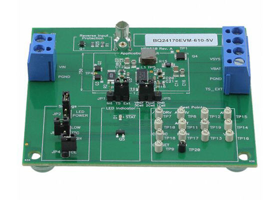 BQ24170EVM-610-5V এম্বেডেড সলিউশনস ১-৩ সেল ৪এ সিঙ্ক্রোনাস বাক ব্যাটারি চার্জার মূল্যায়ন মডিউল