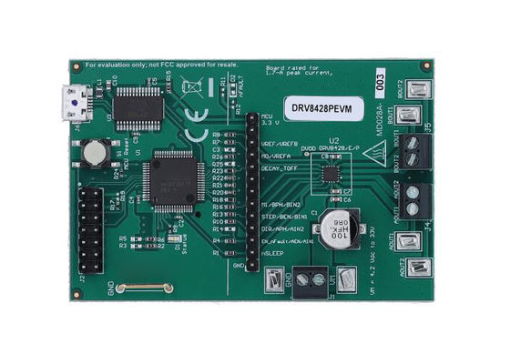 DRV8428EVM এম্বেডেড সলিউশনস DRV8428 STEP/DIR কন্ট্রোল ইন্টারফেস স্টেপার মোটর ড্রাইভার বোর্ড