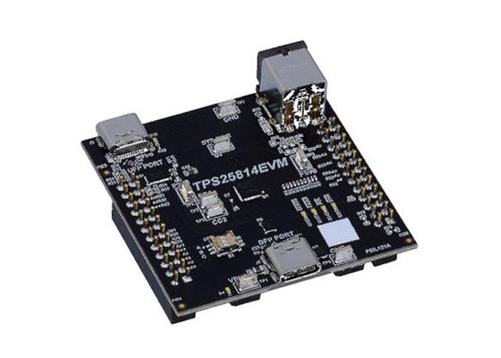 TPS25814EVM এম্বেডেড সলিউশনস ইউএসবি টাইপ-সি ডিএফপি পোর্ট কন্ট্রোলার মূল্যায়ন মডিউল