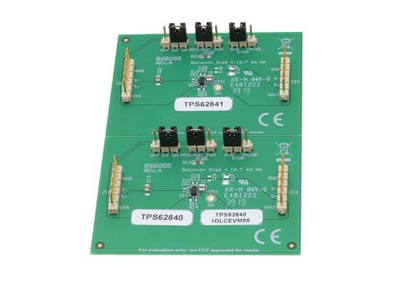 TPS62840-1DLCEVM55 এম্বেডেড সলিউশনস ৭৫০mA ১.৮V থেকে ৬.৫V বাোক কনভার্টার মূল্যায়ন বোর্ড