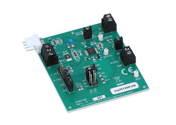 BQ35100EVM-795 এম্বেডেড সলিউশনস লিথিয়াম প্রাইমারি সেল মূল্যায়ন মডিউল ব্যাটারি ফুয়েল গেজ