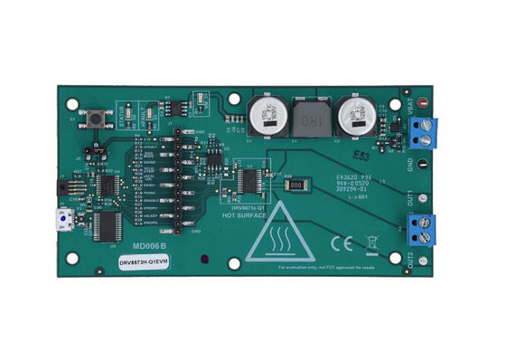 DRV8873H-Q1EVM এমবেডেড সলিউশনস অটোমোটিভ ১০এ এইচ-ব্রিজ মোটর ড্রাইভার মূল্যায়ন মডিউল