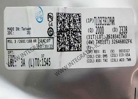 TLC6C5912PWR 12-চ্যানেল এলইডি ড্রাইভার ইন্টিগ্রেটেড সার্কিট চিপ, যার আউটপুট কারেন্ট 50 mA এবং সাপ্লাই ভোল্টেজ 3V থেকে 5.5V