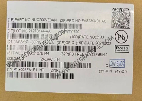 NUC200VE3AN 32-বিট মাইক্রোকন্ট্রোলার MCU, 50MHz ARM Cortex M0 সহ, 128 kB প্রোগ্রাম মেমরি এবং 83 I/O সহ শিল্প নিয়ন্ত্রণের জন্য