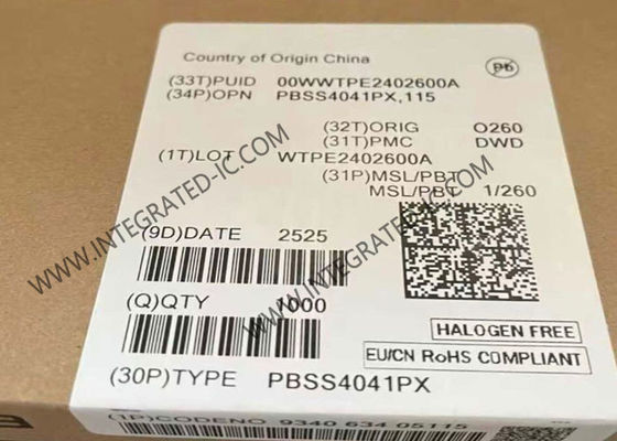 PBSS4041PX 60V 5A লো VCEsat PNP BJT ট্রানজিস্টর ইন্টিগ্রেটেড সার্কিট চিপ SOT89 প্যাকেজে