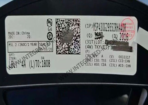 MSP430G2955IRHA40R 16-বিট মাইক্রোকন্ট্রোলার MCU, ১৬ MHz ক্লক এবং ৫৬ kB প্রোগ্রাম মেমরি সহ