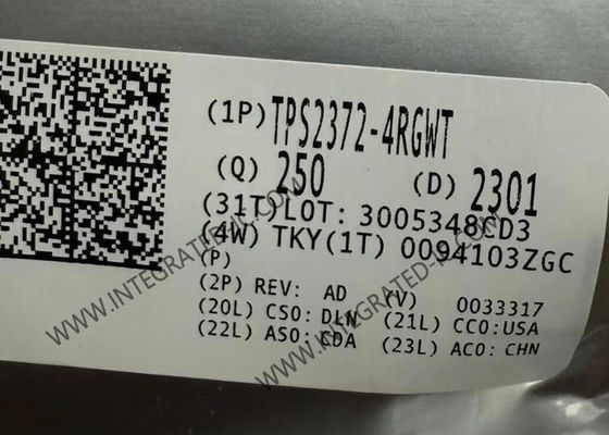 TPS2372-4RGWT ইন্টিগ্রেটেড সার্কিট চিপ উচ্চ-ক্ষমতা PoE PD ইন্টারফেস স্বয়ংক্রিয় MPS এবং অটোক্লাস সহ