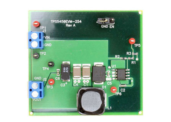 TPS5450EVM-254 এমবেডেড সলিউশন 10V থেকে 31V ডিসি/ডিসি স্টেপ ডাউন কনভার্টার মূল্যায়ন মডিউল