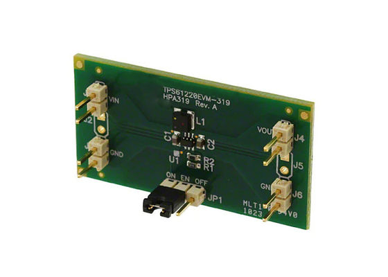 TPS61220EVM-319 এমবেডেড সলিউশন 0.7V থেকে 5.5V সিঙ্ক্রোনিক বুস্ট রূপান্তরকারী মূল্যায়ন বোর্ড