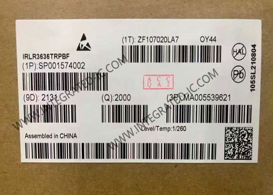 IRLR3636TRPBF 60V 99A পাওয়ার MOSFET ট্রানজিস্টর HEXFET N-চ্যানেল, DPAK-3 প্যাকেজে 6.8 mOhms RDS(ON) সহ