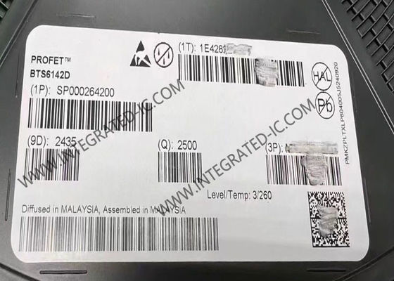 BTS6142D ইন্টিগ্রেটেড সার্কিট চিপ 1-চ্যানেল 12mΩ স্মার্ট হাই-সাইড পাওয়ার সুইচ 7 এ আউটপুট কারেন্ট সহ