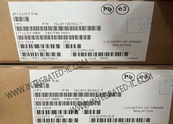 ISL9113ERAZ ইন্টিগ্রেটেড সার্কিট চিপ সিঙ্ক্রোন বুস্ট রূপান্তরকারী 0.8V থেকে 4.7V ইনপুট ভোল্টেজ রেঞ্জ 500mA আউটপুট বর্তমান এবং 20uA নিম্ন শান্ত বর্তমান সহ