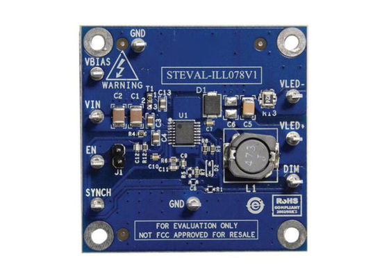 STEVAL-ILL078V1 এমবেডেড সলিউশন LED6000 Buck LED ড্রাইভার মূল্যায়ন বোর্ড