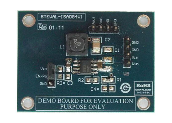 STEVAL-ISA084V1 এমবেডেড সলিউশন ST1S40 পিডব্লিউএম সিঙ্ক্রোন স্টেপ ডাউন ডেমোস্ট্রেশন বোর্ড