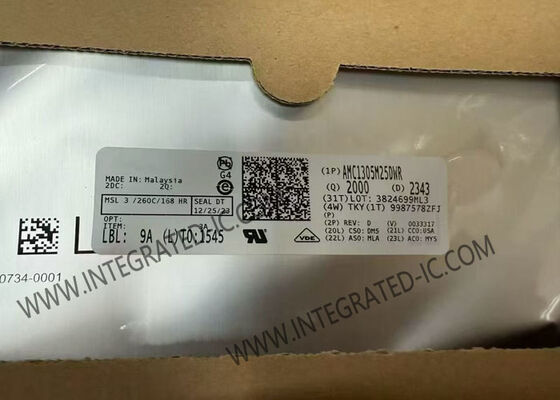 AMC1305M25DWR শক্তিশালী বিচ্ছিন্ন ডেল্টা সিগমা মডুলেটর ইন্টিগ্রেটেড সার্কিট চিপ, ১৬-বিট রেজোলিউশন এবং ৭৮k স্যাম্পলিং হার সহ