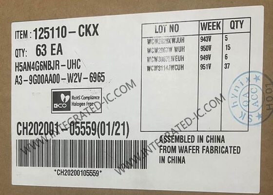 H5AN4G6NBJR-UHC মেমরি আইসি চিপ 4Gb CMOS DDR4 SDRAM ETT মেমরি FBGA-96 প্যাকেজে