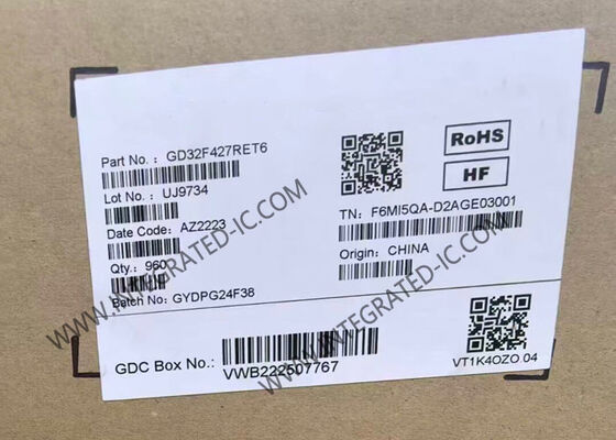 GD32F427RET6 মাইক্রোকন্ট্রোলার MCU একক নির্ভুলতা 32-বিট 200MHz 2.6V থেকে 3.6V মাইক্রোকন্ট্রোলার