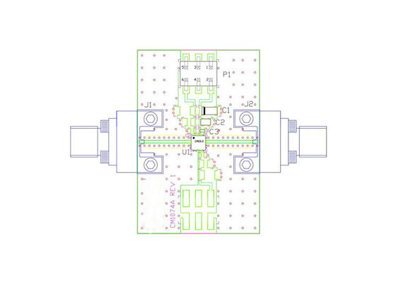 CMD270P3-EVB এমবেডেড সলিউশনস ব্রডব্যান্ড এমএমআইসি লো নয়েজ এম্প্লিফায়ার মূল্যায়ন বোর্ড