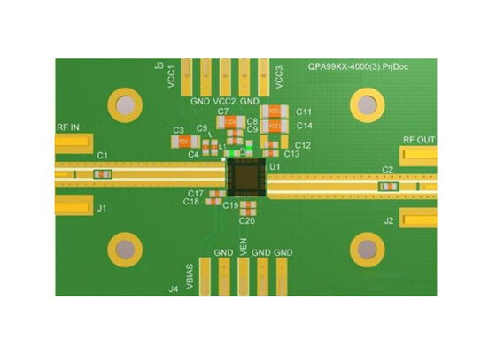 QPA9942EVB01 এম্বেডেড সলিউশনস ৩.৪গিগাহার্টজ থেকে ৩.৬গিগাহার্টজ আরএফ এমপ্লিফায়ার মূল্যায়ন বোর্ড