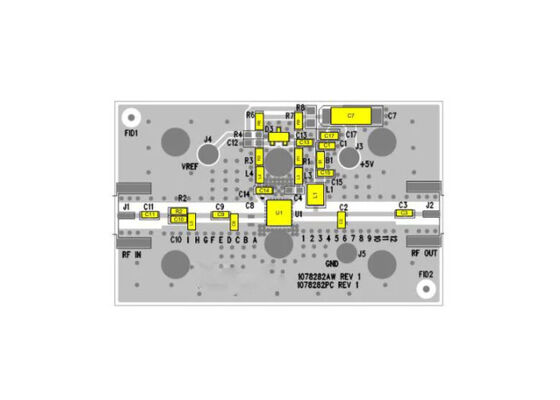 TQP7M9106-PCB900 এমবেডেড সলিউশনস ২ ওয়াট উচ্চ লিনিয়ারিটি অ্যামপ্লিফায়ার মূল্যায়ন বোর্ড