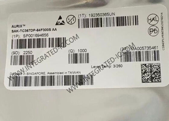 SAK-TC367DP-64F300S AA মাইক্রোকন্ট্রোলার MCU লো-পাওয়ার অটোমোটিভ MCU, ৩২-বিট TCPWM এবং ASIL-D/SIL-3 সাপোর্ট IC সহ