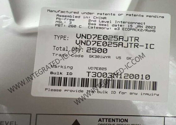 VND7E025AJTR ইন্টিগ্রেটেড সার্কিট চিপ ডাবল চ্যানেল হাই সাইড ড্রাইভার আইসি PowerSSO16