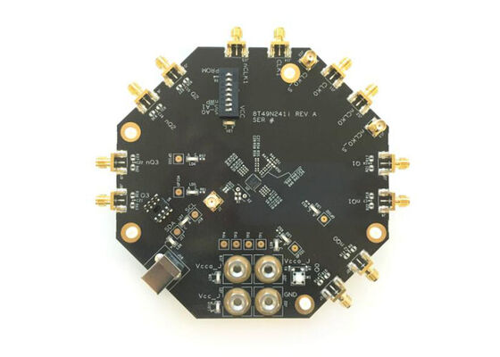 8T49N240-EVK এম্বেডেড সলিউশনস 8T49N240 ফেমটোক্লক এনজি ইউনিভার্সাল ফ্রিকোয়েন্সি অনুবাদক মূল্যায়ন কিট