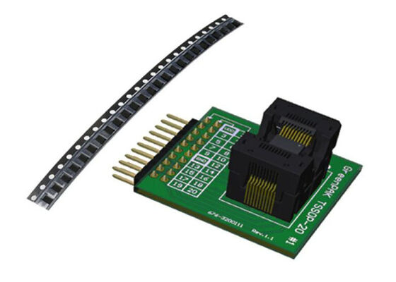 SLG46620G-SKT এমবেডেড সলিউশনস গ্রিনপ্যাক সকেট অ্যাডাপ্টারের সাথে SLG46620 ডেভেলপমেন্ট কিট