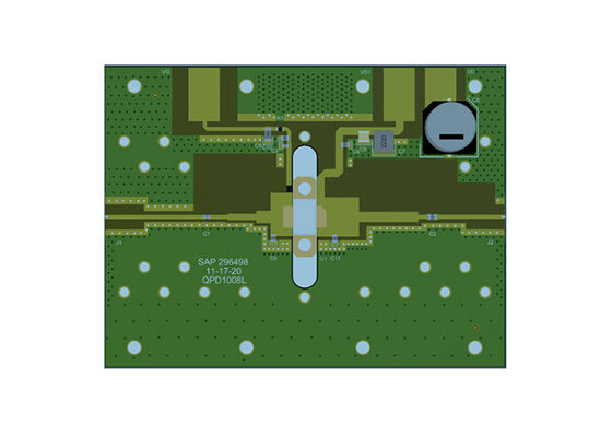 QPD1008LEVB5 এম্বেডেড সলিউশনস ১২৫W ৫০V ৩.২GHz GaN RF ট্রানজিস্টর মূল্যায়ন বোর্ড