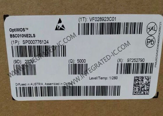 BSC010NE2LS OptiMOS 25V 100A N-চ্যানেল পাওয়ার MOSFET ট্রানজিস্টর, ১ mOhm ড্রেইন-সোর্স প্রতিরোধ ক্ষমতা সহ