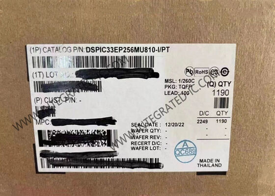 DSPIC33EP256MU810-I/PT মাইক্রোকন্ট্রোলার MCU 60MIPS 16-বিট ডিএসসি ডুয়াল মোটর কন্ট্রোল সহ