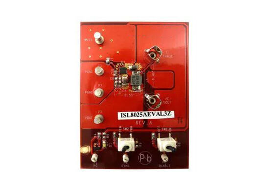 ISL8025AEVAL3Z এমবেডেড সলিউশন উচ্চ দক্ষতা সিঙ্ক্রোনিক বাক রেগুলেটর মূল্যায়ন বোর্ড