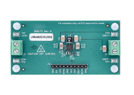 LM64460EVM-2MHZ এম্বেডেড সলিউশনস LM64460-Q1 সিঙ্ক্রোনাস স্টেপ-ডাউন কনভার্টার মূল্যায়ন মডিউল