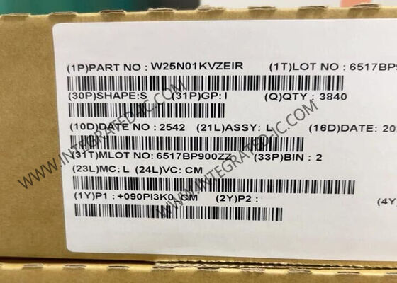 W25N01KVZEIR 1Gbit 104 MHz SPI - Quad I/O QspiNAND ফ্ল্যাশ মেমরি IC চিপ
