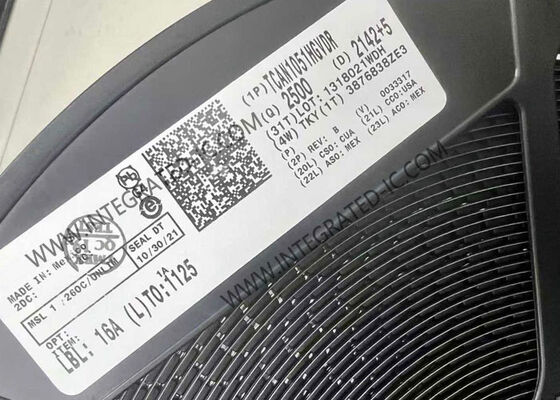 TCAN1051HGVDR ইন্টিগ্রেটেড সার্কিট চিপ 16 কেভি ইএসডি সুরক্ষা SOIC8 সহ 5 এমবিপিএস ত্রুটি সুরক্ষিত ক্যান ট্রান্সিভার