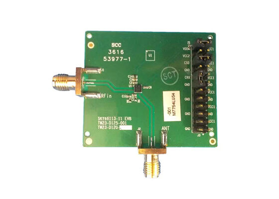 SKY66113-11EK1 এম্বেডেড সলিউশনস SKY66113-11 - 2.4GHz RF ফ্রন্ট এন্ড মূল্যায়ন বোর্ড
