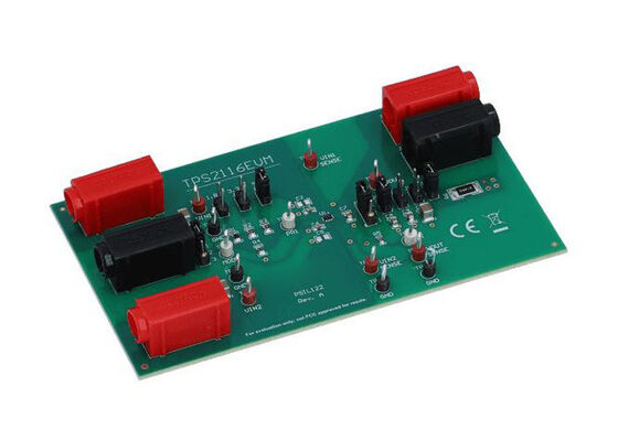 TPS2116EVM এম্বেডেড সলিউশনস TPS2116 পাওয়ার মাল্টিপ্লেক্সার মূল্যায়ন মডিউল