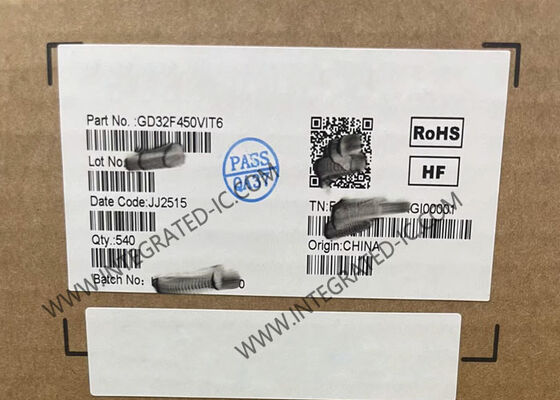 GD32F450VIT6 মাইক্রোকন্ট্রোলার MCU 200MHz 32-বিট এআরএম কর্টেক্স-এম 4 LQFP100 প্যাকেজ সহ