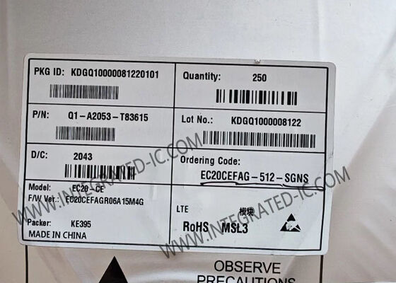 EC20CEFAG-512-SGNS উচ্চ নির্ভুলতা LTE Cat 4 ওয়্যারলেস যোগাযোগ মডিউল