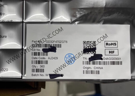 GD32F470ZGT6 মাইক্রোকন্ট্রোলার MCU 32-বিট 240MHz আর্ম কর্টেক্স-এম 4 LQFP144 প্যাকেজ সহ