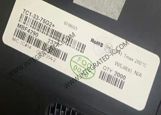 TC1-33-75G2 ইন্টিগ্রেটেড সার্কিট চিপ আরএফ ট্রান্সফরমার 5MHz থেকে 3GHz 75 ওহম পৃষ্ঠ মাউন্ট SMD-6